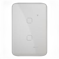 Interruptor smart touch class, 2 tecla, 10a bivolt. ble-sigmesh myhouse x branco